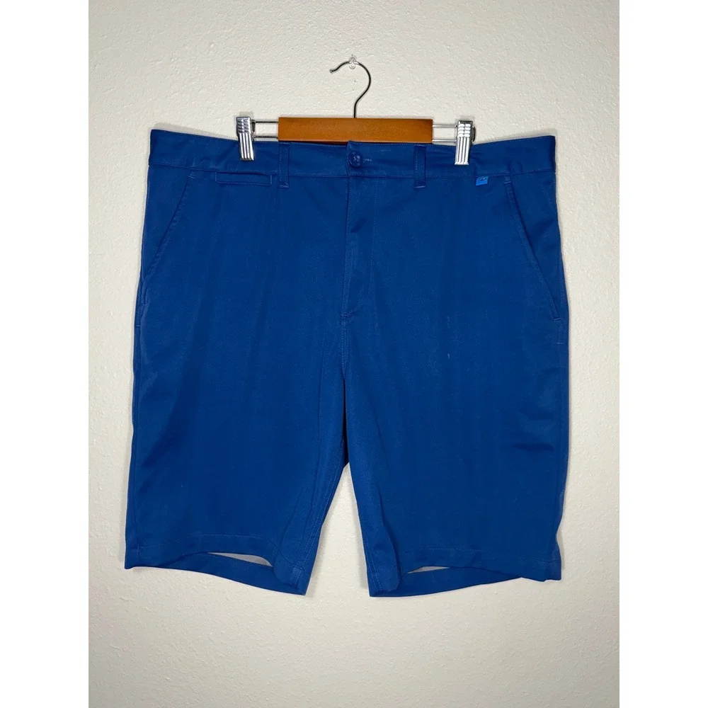 Johnnie-O Mens Performance Shorts Blue JMSH1510 Size 36 Blazer Water Resistant